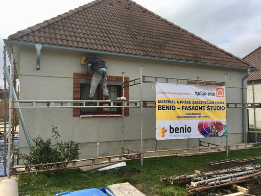 Zateplenie a obkladanie rodinného domu Majcichov